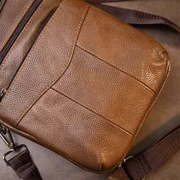 Чоловік шкіряний месенджер Vintage 20х25х5 см sum0013952 - мініатюра 8