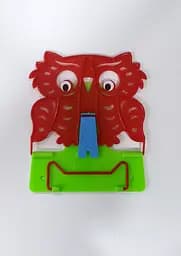 Підставка для книг №4 "Сова" 631569 Irbis пластикова, в пакеті (4820098991365) Червоно-зелений Вид 9