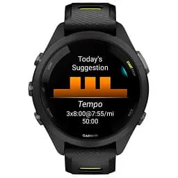 Смарт-годинник Garmin Forerunner 265S Black Bezel and Case w. Black/Amp Yellow S. Band (010-02810-03/13/53) - мініатюра 8
