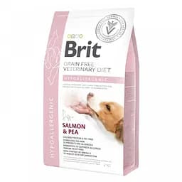 Сухой корм Brit GF VetDiets Dog Hypoaller 2 кг для собак при пищевой аллергии (лосось, горох, гречка)