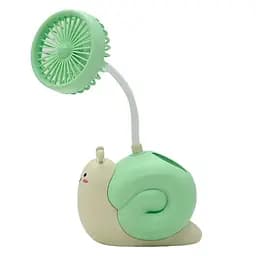 Вентилятор Улитка, встроенный аккумулятор, USB кабель (В ассортименте)