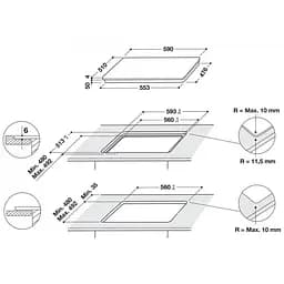 Варильна поверхня електрична Whirlpool WB S0060 NE - мініатюра 6