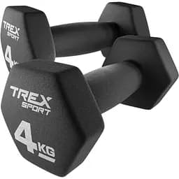 Гантелі для фітнесу Trex Sport неопренові TX-040VD 2x4кг