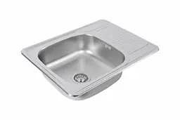 Кухонна мийка з нержавіючої сталі Valeso 6550 сатин (0,8/180 мм), Satin
