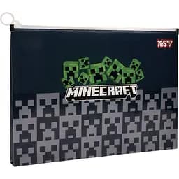 Папка-конверт Yes Minecraft Creepers А4 на блискавці (492349)