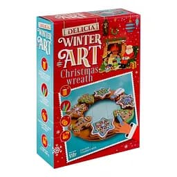Набор новогоднего сахарного печенья Delicia Рождественский венок 510 г