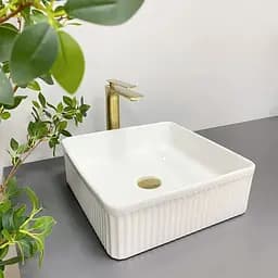 Умивальник VBI Bolzano white накладний VBI-013800, Білий