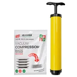 Набір вакуумних пакетів для одягу Stenson з насосом 5 шт. (25867)