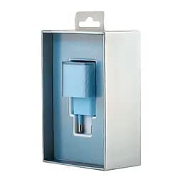Мережевий зарядний пристрій McDodo 20W Dichromatic GaN PD Fast Charger ( EU Plug ) CH-3772 Синій - мініатюра 3