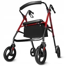 Роллер для ходьбы 4FIZJO складной, с сумкой Black/Red (P-5905973406901)