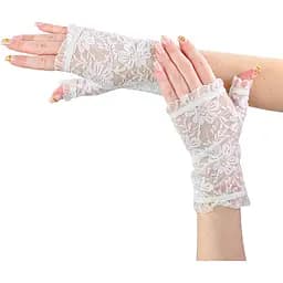 Митенки из гипюра