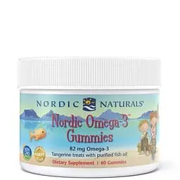 Жирні кислоти Nordic Naturals Nordic Omega-3 Gummies 60 желейок мандарин
