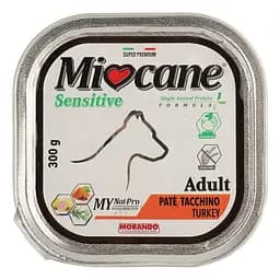 Беззернові монопротеїнові консерви для собак Morando MioCane Sensitive Monoprotein Adult, індичка, 300 г - мініатюра 2