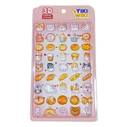 Набор 3D-наклеек "Тики уют" Tiki Wiki 51422 серии Crystal