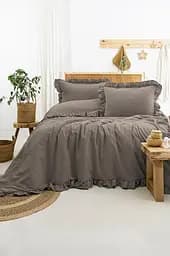 Постельное белье Saloni Kahve Варена Хлопок Saheser pbe0051764