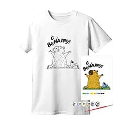 Футболка-розмальовка, Be Cappy , бавовна 100%, розмір XS, ROSA Talent - мініатюра 1