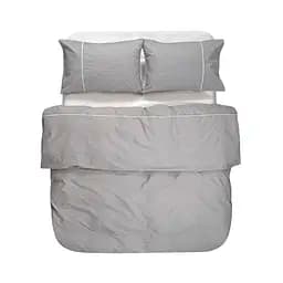 Постельное белье Lotus Home - Premium Percale Stripe антрацит семейный