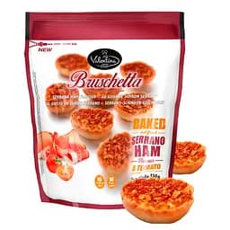 Брускета Valentina с хамоном, томатами и орегано 150 г