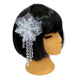 Брошка Сніжинка з підвісками