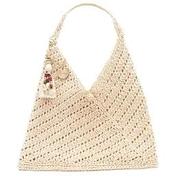 Плетеный летний шоппер Firenze Italy F-IT-2103B