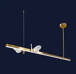 Люстра стельова LED Levistella 918VP106 BRZ, 16W, бронзовий метал, сучасний стиль - мініатюра 2