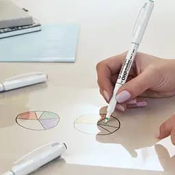 Маркер Centropen Non-Permanent ОНР 2646 F 0.6 мм синій упаковка 10 шт. (2646/03) - мініатюра 3