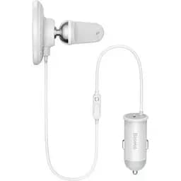 Автотримач з бездротовою зарядкою Baseus CW01 Magnetic Wireless 40 W (SUCX040102) білий - мініатюра 5