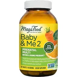 Вітаміни та мінерали MegaFood Baby & Me 2 120 таблеток