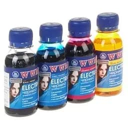 Чернила WWM EPSON ELECTRA В/C/M/Y SET (ELECTR.SET42/ SET.4-2/ SET-2)