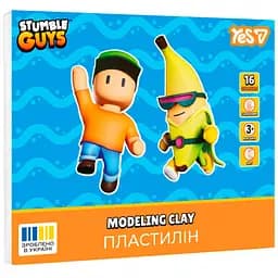 Пластилін Yes Stumble Guys 16 кольорів 320 г (540724)
