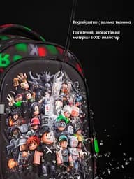 Шкільний ортопедичний рюкзак 6 в 1 для хлопчика School Standard 38х30х18 см Роблокс для молодших класів (SET 150-42) - мініатюра 10