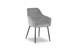 Стілець UGO light grey velvet