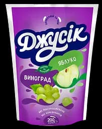Напій соковий Джусік Яблуко-Виноград освітлений 200 мл х 10 шт. - мініатюра 2