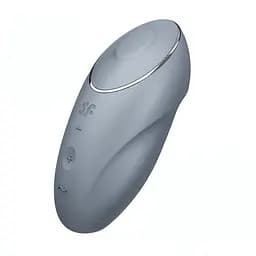 Вибратор для клитора Satisfyer Tap & Climax 1 11 см серый