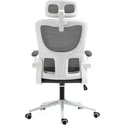 Офісне крісло GT Racer X-5728, біло-сіре (X-5728 White/Gray) - мініатюра 7