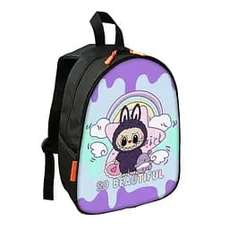 Рюкзак детский Лабубу/Labubu школьный/городской 34х27х13 см для девочки/мальчика (02772)