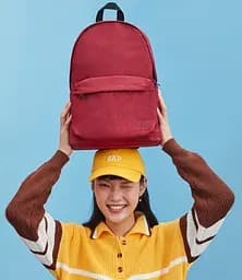 Рюкзак RunMi 90 Ninetygo Youth College Backpack Deep Red 15L - мініатюра 3