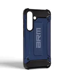 Чехол для Samsung Galaxy S24 5G (SM-S921), Panzer, синий, противоударный, бронированный, милитари, панель-накладка, защита всего корпуса, защита дисплея и камеры, термополиуретан (TPU) + поликарбонат (PC), ArmorStandart (ARM73721) - мініатюра 2