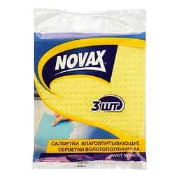 Серветки вологопоглинаючі Novax, 3 шт. - мініатюра 2