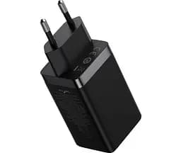 Мережевий зарядний пристрій Baseus 65W GaN5 Pro 3 порти CCGP120201 - мініатюра 2