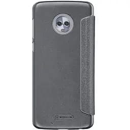 Чохол-книжка Nillkin Sparkle Leather Case Motorola Moto G6 Black - мініатюра 2