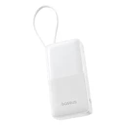 Зовнішній акумулятор Baseus Bipow 2 Digital Display Power Bank With Built-in USB-C Cable 20000mah 20W Moon White (P10077101213-01) - мініатюра 7