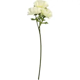 Штучна квітка Devilon Мак 4 квітки на гілці 56 см біла (130467)