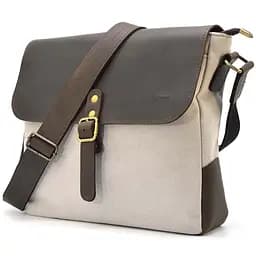 Кожаная мужская сумка через плечо TARWA 30х32х7.5 см sum0025890