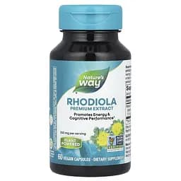 Родиола Nature's Way Rhodiola Premium Extract 250 мг 60 вегетарианских капсул