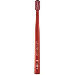 Зубна щітка Curaprox Velvet 12460 червона з бордовим - мініатюра 2