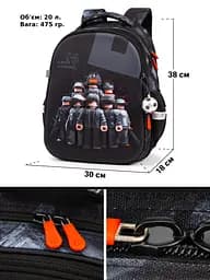 Шкільний ортопедичний рюкзак 6 в 1 для хлопчика School Standard 38х30х18 см Роблокс для молодших класів (SET 170-81) - мініатюра 5