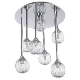 Люстра Brille молекула підвісна G9 40W CH (BR-01 364S/7)