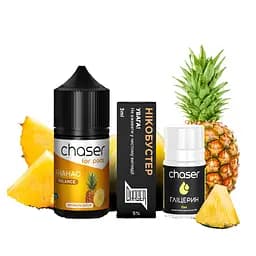 Набір компонентів для самозамісу сольової заправки CHASER For Pods BALANCE NEW 30 мл Ананас, 0-50 мг (15612)