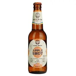 Сидр Volynski Browar Apple Shot, сладкий, 6%, 0,33 л